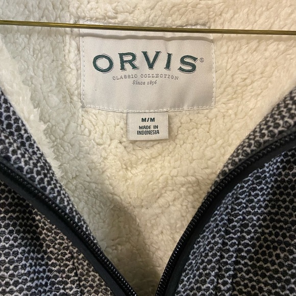 Fleece-Lined Orvis 1/4 Zip - Picture 2 of 2